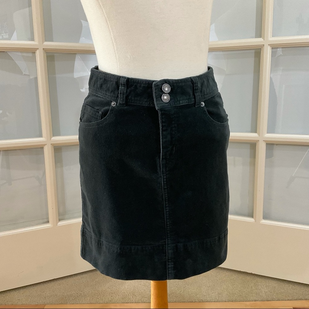Patagonia Corduroy Organic Cotton Green Skirt 2 - Picture 3 of 11